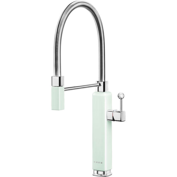 SMEG MDF50PG Mitigeur avec douchette Vert d'eau