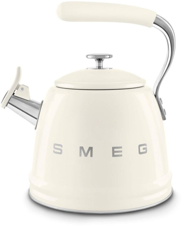 SMEG WKF01CR Bouilloire sifflante Crème