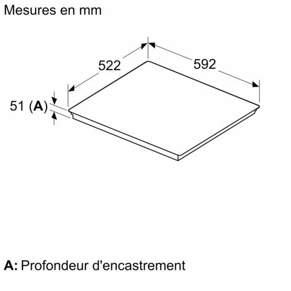 SIEMENS EX651HEC1M - Table de cuisson induction 60 cm Noir sans cadre ExtraKlasse – Image 8