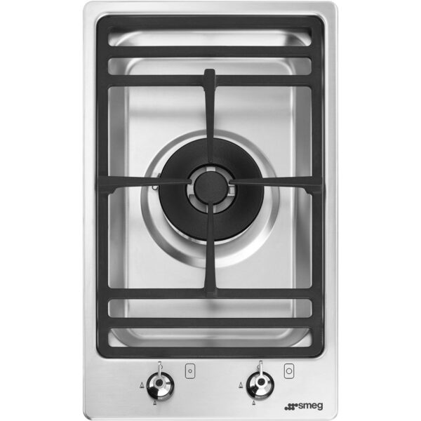 SMEG PGF31G2 - Domino Wok Gaz Inox Classica