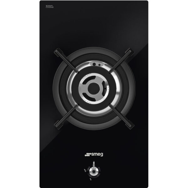 SMEG PV331CN - Domino Wok Gaz Noir Classica