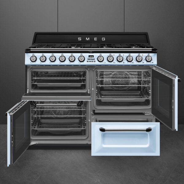 SMEG TR4110AZ - Piano de cuisson Gaz 110x60 cm Victoria – Image 2