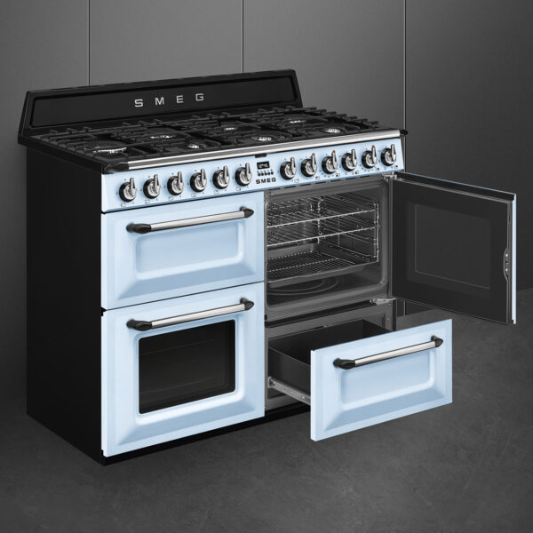 SMEG TR4110AZ - Piano de cuisson Gaz 110x60 cm Victoria – Image 4