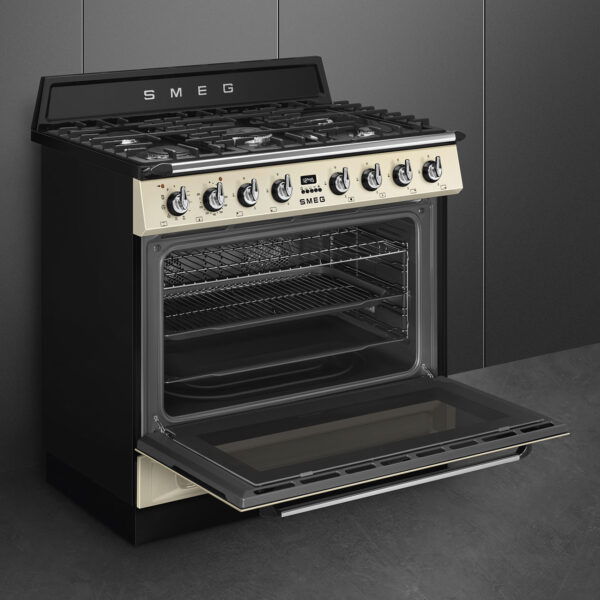 SMEG TR90GPP - Piano de cuisson Gaz 90x60 cm Victoria – Image 4