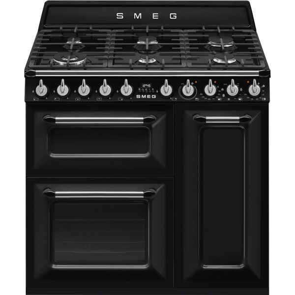 SMEG TR93BL - Piano de cuisson Gaz 90x60 cm Victoria